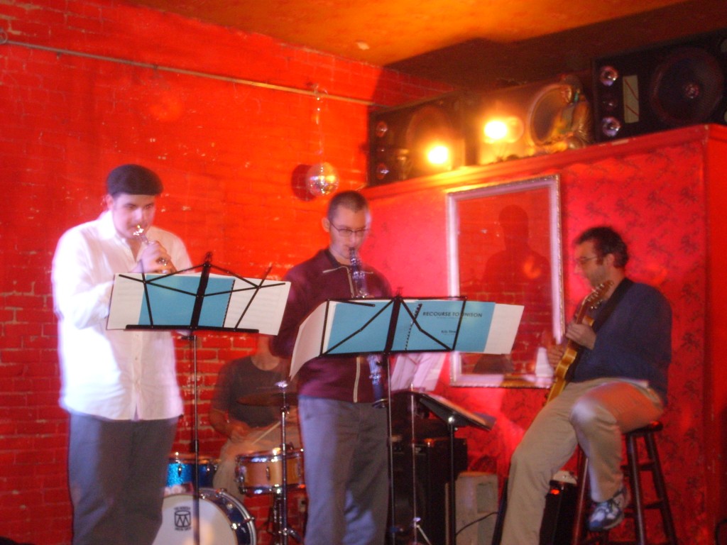 Tin/Bag Quartet performs in New York City, January, 2007