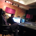 Baggetta and Joe Marciano in the control room
