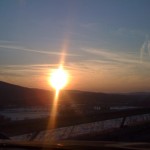 Sun and Snow in Syracuse