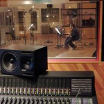 Baggetta recording a solo guitar composition
