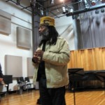 Our host at CalArts - Wadada Leo Smith
