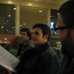 Dinner at Milt's after the Bakersfield show