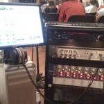 the view from Aum Productions' live recording rig