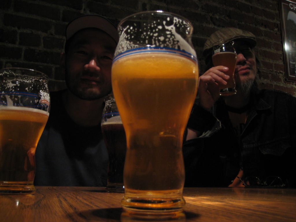 Toshi, beer, Tetuzi