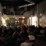 packed house for Toshi and Tetuzi