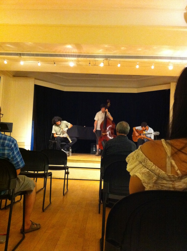 Trio Caveat opening at Brooklyn Conservatory